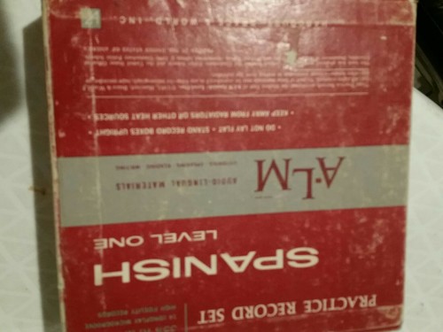 Spanish Level One Audio-Lingual Materials 14 Practice Record Set 33 1/3 RPM 1961 - Picture 6 of 6