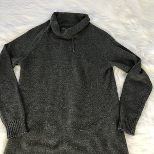 Paper-Crane-Knit-Sweater-Dress-Size-L-Gray-Cowl-Neck-Women-039-s