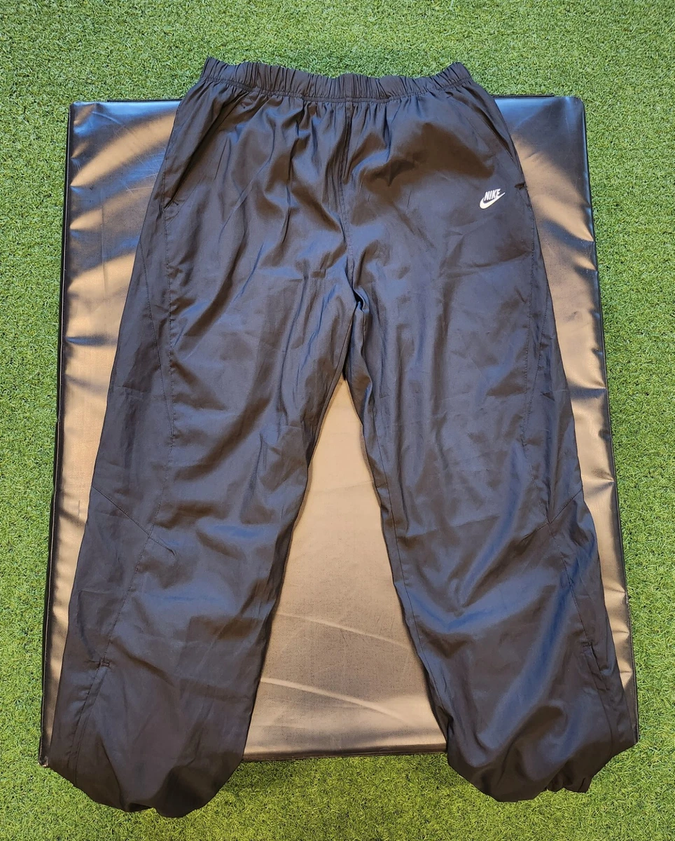 SUPER RARE Vintage Euro NIKE Drill Track Pants Black Size L Baggy