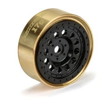 PRO281200 ROCK SHOOTER 1.0 BLACK BRASS INTERNAL BEADLOCK 7MM WHEELS FOR 1/24
