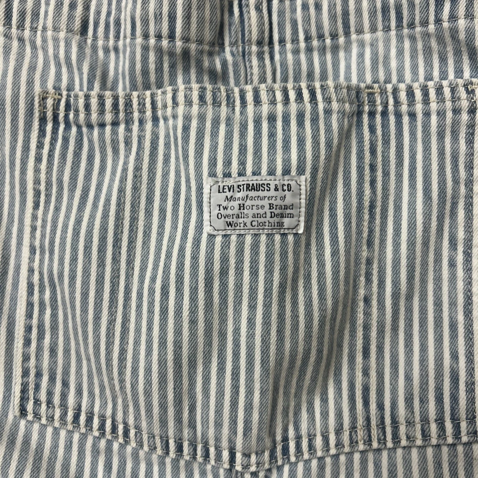 Pantalones Cortos Levi's Estilo Vintage Denim Lavado Ligero Mono Para Mujer Grande Foto 2 de 3