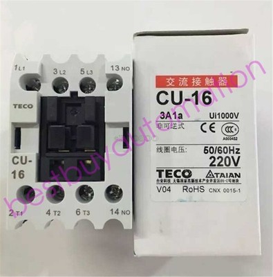 1Pc Contactor Teco CU-16 220Vac ls