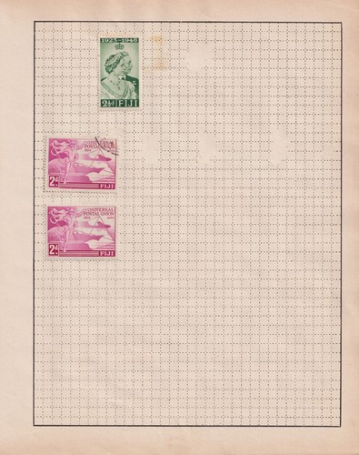 FIDSCHI Briefmarkensammlung auf 17 Seiten - gemischte Erhaltung - ab QV - Bild 9 von 17