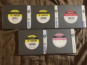 PC Engine Hu Card Lot Of 5 Complete In Box Blodia Momotaro World Jockey Tested
