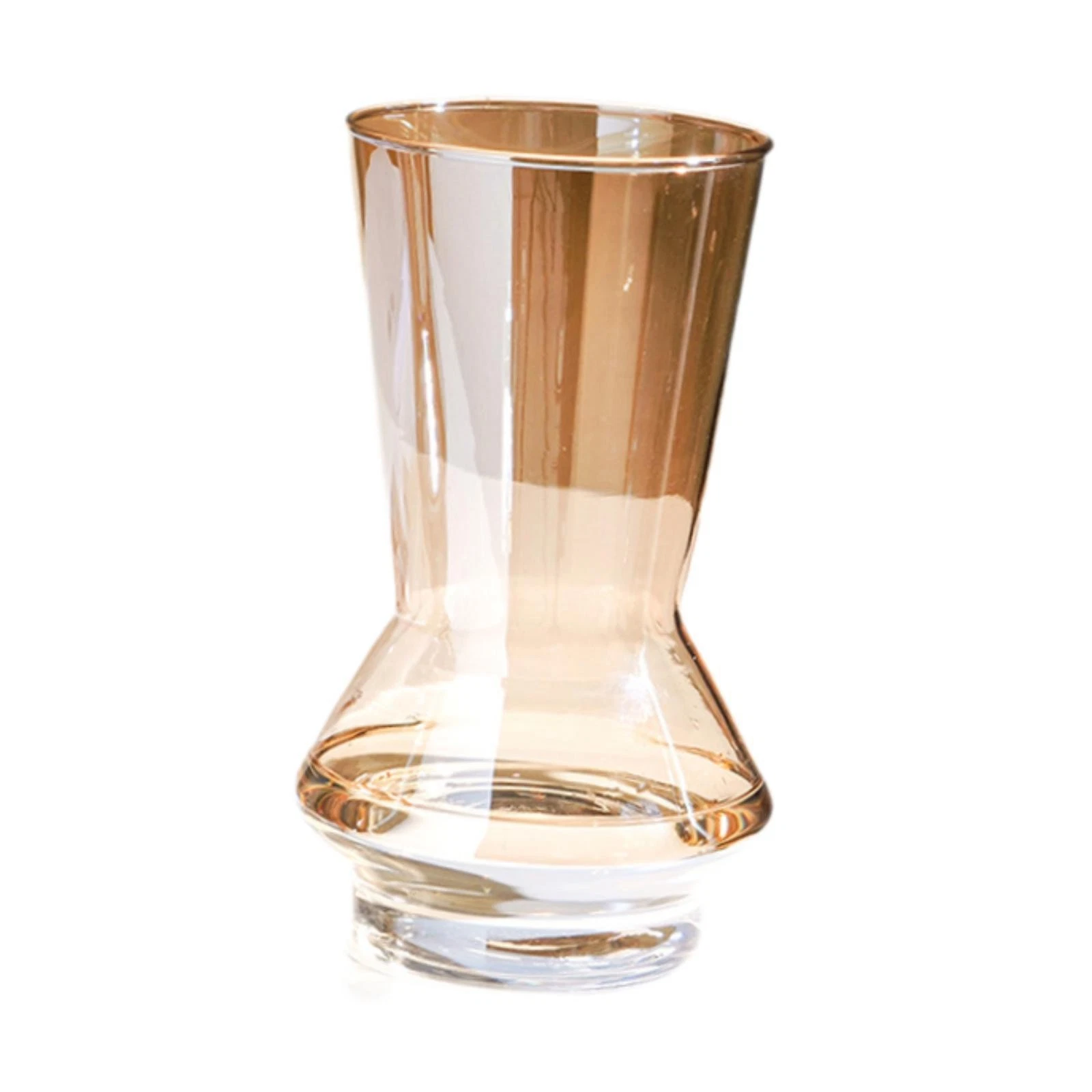 Decorative Glass Flower Vase Flower Holder for Home Indoor Desk Decor Garden