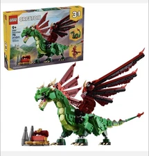 LEGO Creator 3 in 1 Medieval Dragon 31161 Buiding Toy Set New Gift