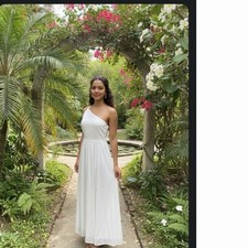 SALE* NEW Indigo Rose White Boho Maxi Style Lace Cut Out Edge Bodice & Waist
