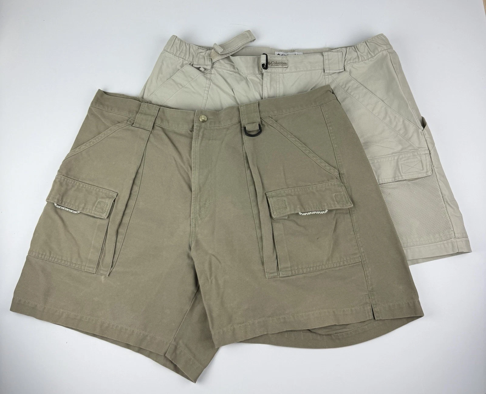 2 Columbia PFG Cargo Shorts Men's XL (40x7) Fishing Outdoor Utility Khaki
Opens in a new window or t
