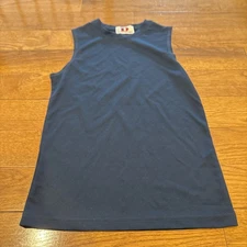 DENNYS Small Navy Blue Boys Sleeveless Shirt