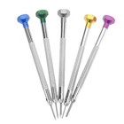  5 Pcs Small Screw Driver Metal Flathead Screwdrivers Slotted Repair Tools