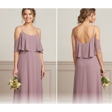 Show Me Your Mumu Strap Off Shoulder Maxi Dress Purple Size XS NEW