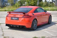 Maxton Design Diffusor Flaps Passend FüR Audi Tt Rs 8S Schwarz Hochglanz