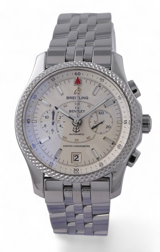 BREITLING Bentley Mark VI Chronograph 42mm Platinum Bezel  BOX...