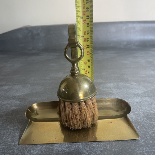 Brass Table Crumb Dustpan and Brush Pre Owned - Picture 11 of 12