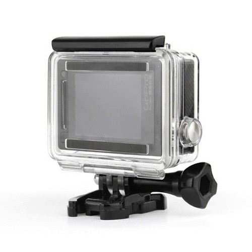 Funda Negra Impermeable 30M Carcasa Buceo Cubierta Protectora Para GoPro Hero 4 3+ - Imagen 2 de 10