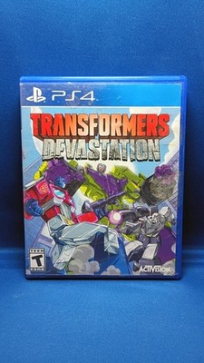Transformers Devastation Sony PlayStation 4 PS4 Disc and Insert Very Clean
