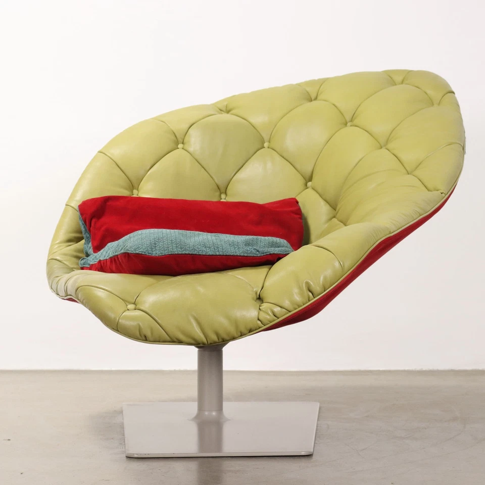 Chaise longue bohemia vintage años 2000 diseño Patricia Urquiola para Moroso Italia Foto 4 de 4