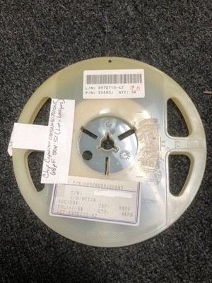 Ceramic Capacitor Reel 68pF 50V 0805 5% 0805N680J500NT Partial Reel