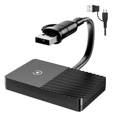 Wireless CarPlay Adapter for iPhone, for Apple CarPlay Adapter Android Auto 2...