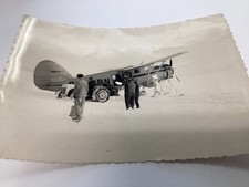 Photo années 50 de l'avion de mon père coincé dans la neige en Alaska. 3 1/2 x 6.