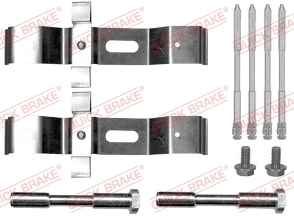 ZubehöRsatz Scheibenbremsbelag Quick Brake 109-0072 FüR Giulia Alfa Stelvio Gta-image