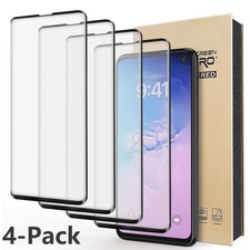 4pcs For Samsung Galaxy S10 S10e S10 5G Clear Screen Protector Tempered Glass