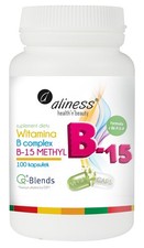 Aliness Vitamin B-Komplex B-15 Methyl 100 vegane Kapseln