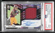 2017 Unparalleled RPS Rookie Jersey /199 Samaje Perine #312 PSA 9 MINT Auto 16yo