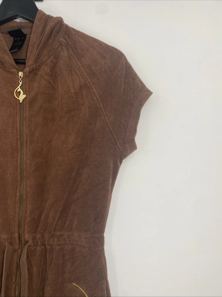 Mini Vestido Vintage Y2K Baby Phat Terry Paño Pony Talla Mediana Grunge 1031 Foto 3 de 4