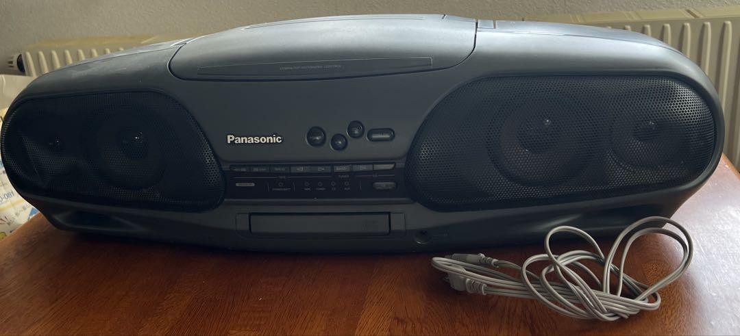 Panasonic CDラジカセ RX-DT75 Panasonic RX-DT75 CD/Headphone Jack/Cassette/Radio Boombox