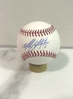 Mike Yastrzemski Signed Rawlings Official MLB Baseball Giants Royals Braves PSA
