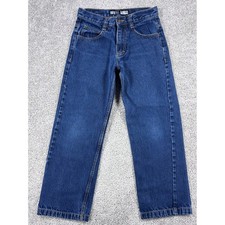 Southpole Blue Straight Leg Jeans Size 10 Medium Wash 100 Cotton 9325-3166 Y2K