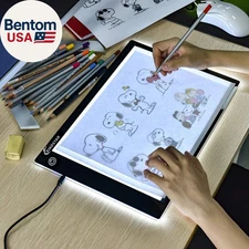 Light Box Drawing Pad, Tracing Board with Type-C Charge Cable and Brightness Adj