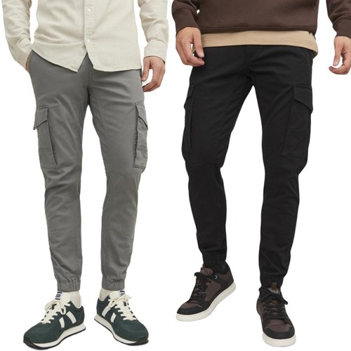 Jack & Jones Mens Paul Flake Slim Fit Cargos