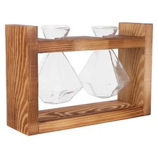 Office Decor Hydroponic Plant Pot Glass Propagation Station Decorative Planter