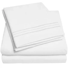 Sweet Home Collection 1800 Series Bed Sheets - Extra Soft Microfiber Deep Pocket