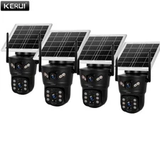 KERUI Solar Security Camera 6MP WIFI Garden Outdoor WirelessTwo Way Audio kits