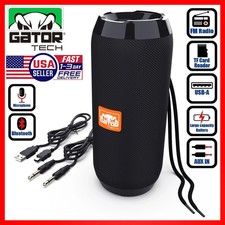 Bluetooth Wireless Portable Speaker Waterproof Stereo Bass USB TF FM Radio LOUD