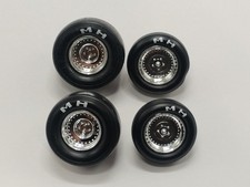 Jada Toys 124 Scale Chrome Gasser Drag Style Replacement Car Wheels Tires Jada Toys 124 Scale Chrome Gasser Drag Style Replacement Car Wheels Tires