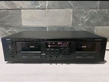 Yamaha KX-W602 Double Cassette Deck, Dual Auto Reverse, NO Remote