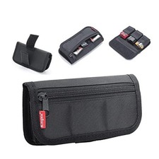 Small DSLR Camera Bag Pouch Holder Case - Waist Bag Suitable for AA Battery
