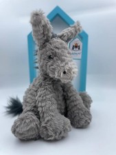 Jellycat Fuddlewuddle Donkey Soft Plush 9 Inch Cuddly Companion Toy