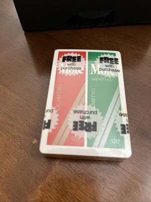 vintage unopened cigarettes Vintage Unopened More 120's Cigarette Tobacco Promotional Playing Cards