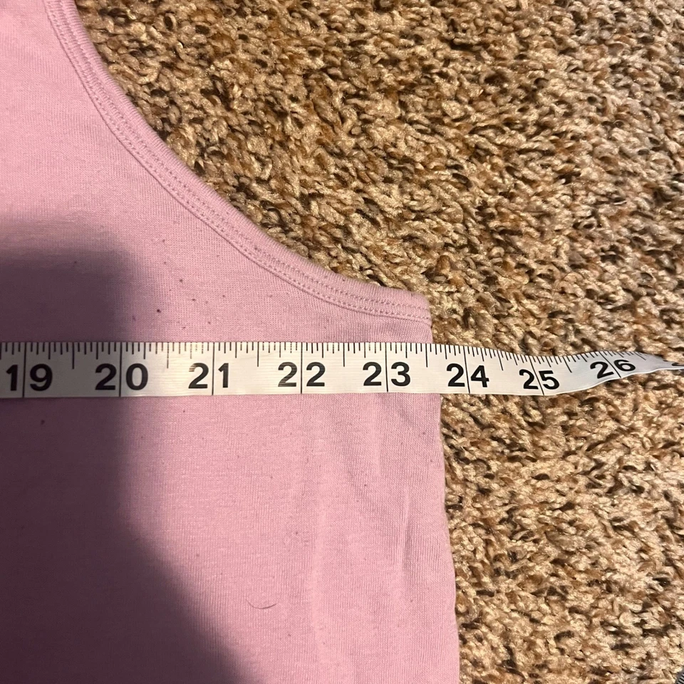 Camiseta sin mangas básica informal sin mangas AVA & VIV para mujer 3X púrpura Foto 4 de 4