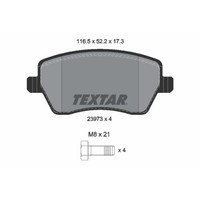 Textar 2397301 Bremsbelagsatz Scheibenbremse Vorderachse FüR Dacia Lada Nissan