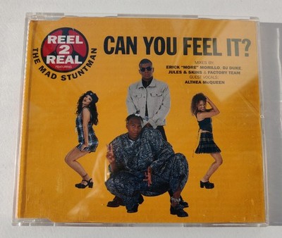 Can You Feel It? Reel 2 Real The Mad Stuntman CD Positiva 6 TRACK CDTIV-22 POP