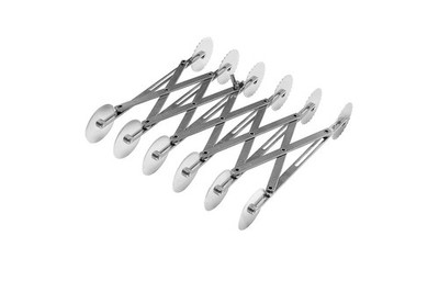 Ateco 12 Wheel Stainless Steel Pastry Cutter For Quick Uniform Cuts