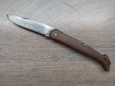 VTG WWII Bulgarian M&G Milcho Gencho Pocket Knife Goat Foot Wood Handle Rare