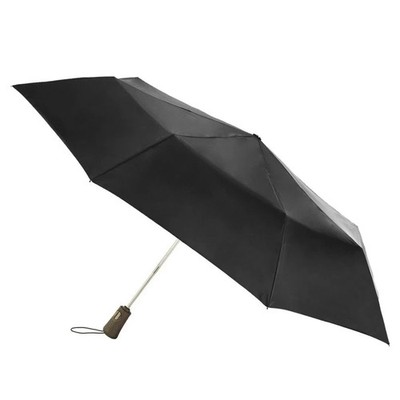 TOTES Solid Black TITAN Umbrella Eco Friendly Max Strength 47''