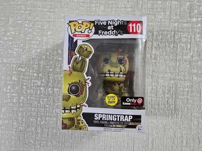 Funko Pop! Five Nights at Freddy s   Springtrap #110 GameStop Glow in the Dark